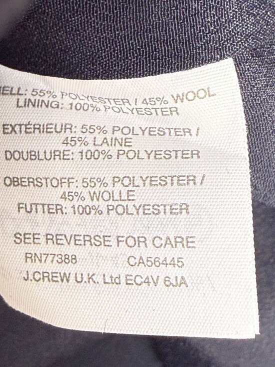 J. CREW Plaid Maxi Skirt Medium Red Plaid Ruffle Tiers Wool Blend Holiday NWT - Picture 9 of 12